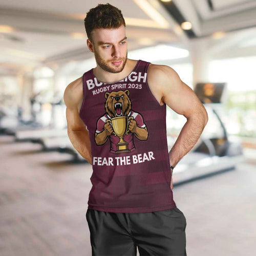 Pride of Burleigh Rugby Spirit Custom Men Tank Top Queensland Grand Final Edition 2025 - Aussie Hoodie