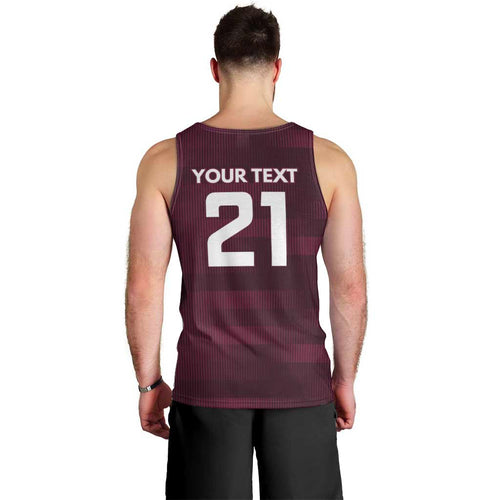 Pride of Burleigh Rugby Spirit Custom Men Tank Top Queensland Grand Final Edition 2025 - Aussie Hoodie