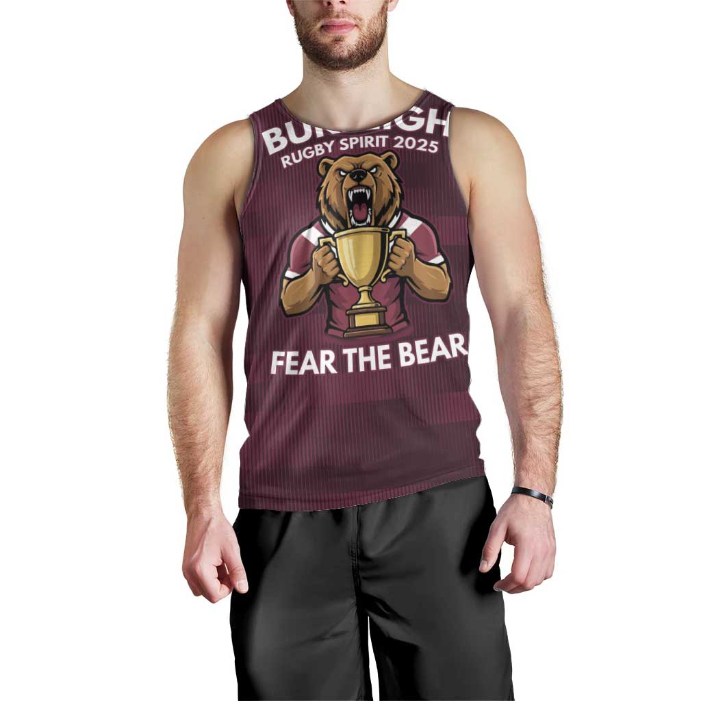 Pride of Burleigh Rugby Spirit Custom Men Tank Top Queensland Grand Final Edition 2025 - Aussie Hoodie