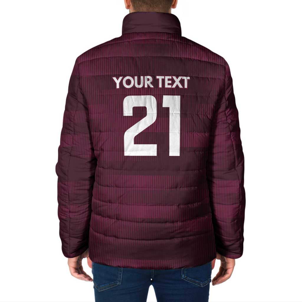 Pride of Burleigh Rugby Spirit Custom Padded Jacket Queensland Grand Final Edition 2025 - Aussie Hoodie