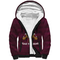 Pride of Burleigh Rugby Spirit Custom Sherpa Hoodie Queensland Grand Final Edition 2025 - Aussie Hoodie