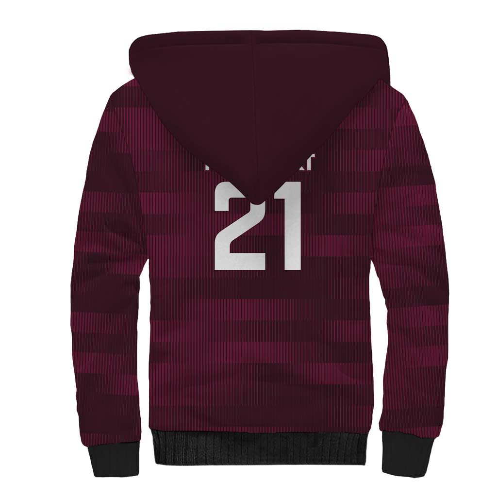 Pride of Burleigh Rugby Spirit Custom Sherpa Hoodie Queensland Grand Final Edition 2025 - Aussie Hoodie