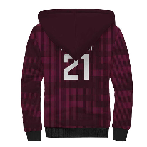 Pride of Burleigh Rugby Spirit Custom Sherpa Hoodie Queensland Grand Final Edition 2025 - Aussie Hoodie