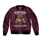 Pride of Burleigh Rugby Spirit Custom Sleeve Zip Bomber Jacket Queensland Grand Final Edition 2025 - Aussie Hoodie