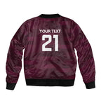Pride of Burleigh Rugby Spirit Custom Sleeve Zip Bomber Jacket Queensland Grand Final Edition 2025 - Aussie Hoodie