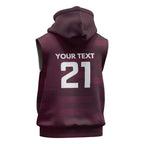 Pride of Burleigh Rugby Spirit Custom Sleeveless Hoodie Queensland Grand Final Edition 2025 - Aussie Hoodie