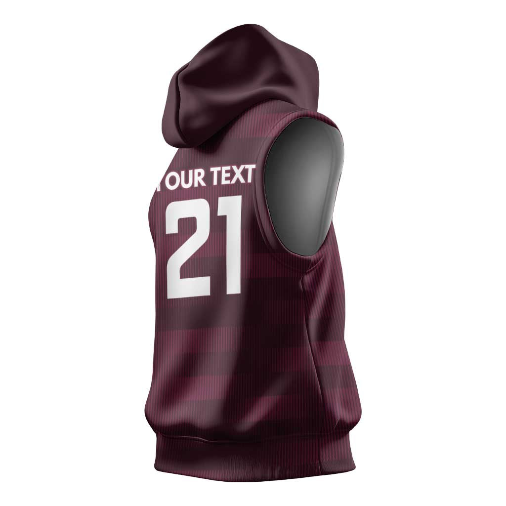 Pride of Burleigh Rugby Spirit Custom Sleeveless Hoodie Queensland Grand Final Edition 2025 - Aussie Hoodie