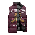 Pride of Burleigh Rugby Spirit Custom Sleeveless Puffer Jacket Queensland Grand Final Edition 2025 - Aussie Hoodie