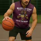Pride of Burleigh Rugby Spirit Custom Sleeveless Zip Hoodie Queensland Grand Final Edition 2025 LT9