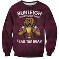 Pride of Burleigh Rugby Spirit Custom Sweatshirt Queensland Grand Final Edition 2025 - Aussie Hoodie