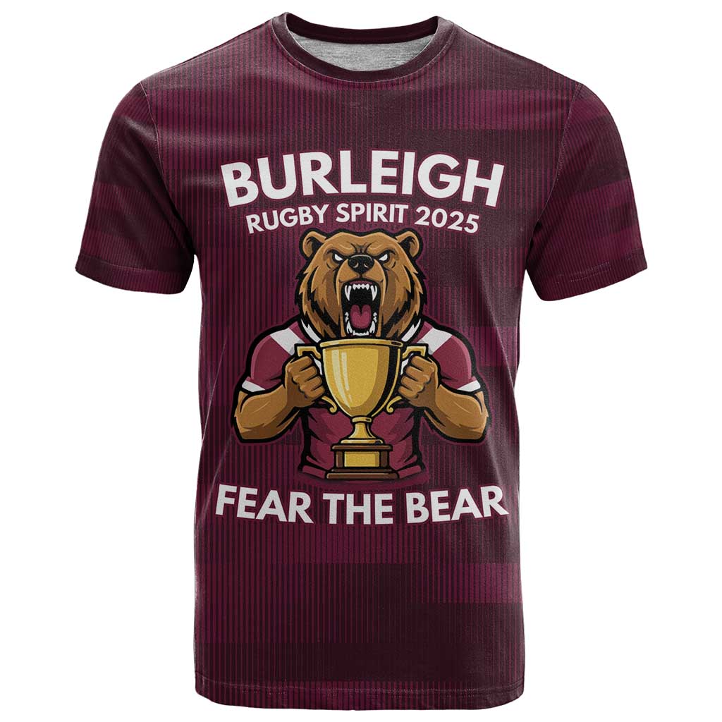 Pride of Burleigh Rugby Spirit Custom T Shirt Queensland Grand Final Edition 2025 - Aussie Hoodie