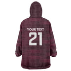 Pride of Burleigh Rugby Spirit Custom Wearable Blanket Hoodie Queensland Grand Final Edition 2025 - Aussie Hoodie