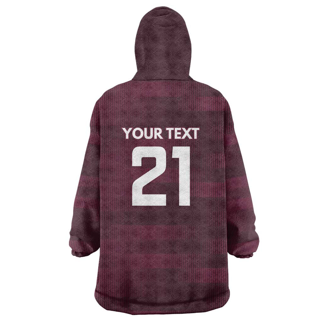 Pride of Burleigh Rugby Spirit Custom Wearable Blanket Hoodie Queensland Grand Final Edition 2025 - Aussie Hoodie