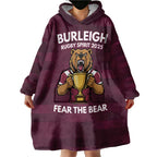 Pride of Burleigh Rugby Spirit Custom Wearable Blanket Hoodie Queensland Grand Final Edition 2025 - Aussie Hoodie