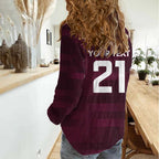 Pride of Burleigh Rugby Spirit Custom Women Casual Shirt Queensland Grand Final Edition 2025 - Aussie Hoodie