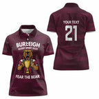 Pride of Burleigh Rugby Spirit Custom Women Polo Shirt Queensland Grand Final Edition 2025 - Aussie Hoodie