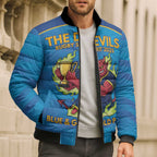Pride of Norths Rugby Spirit Custom Bomber Puffer Jacket Queensland Grand Final Edition 2025 - Aussie Hoodie