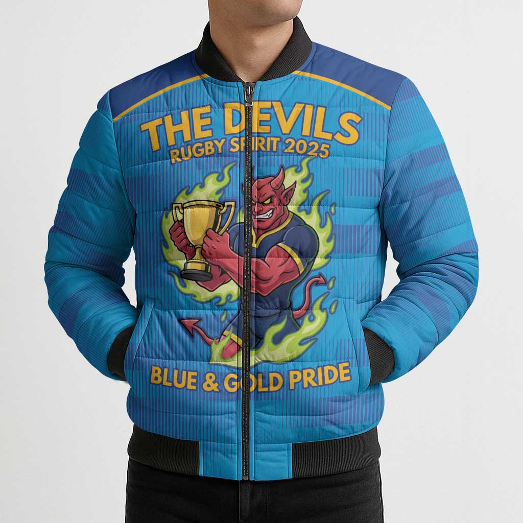 Pride of Norths Rugby Spirit Custom Bomber Puffer Jacket Queensland Grand Final Edition 2025 - Aussie Hoodie