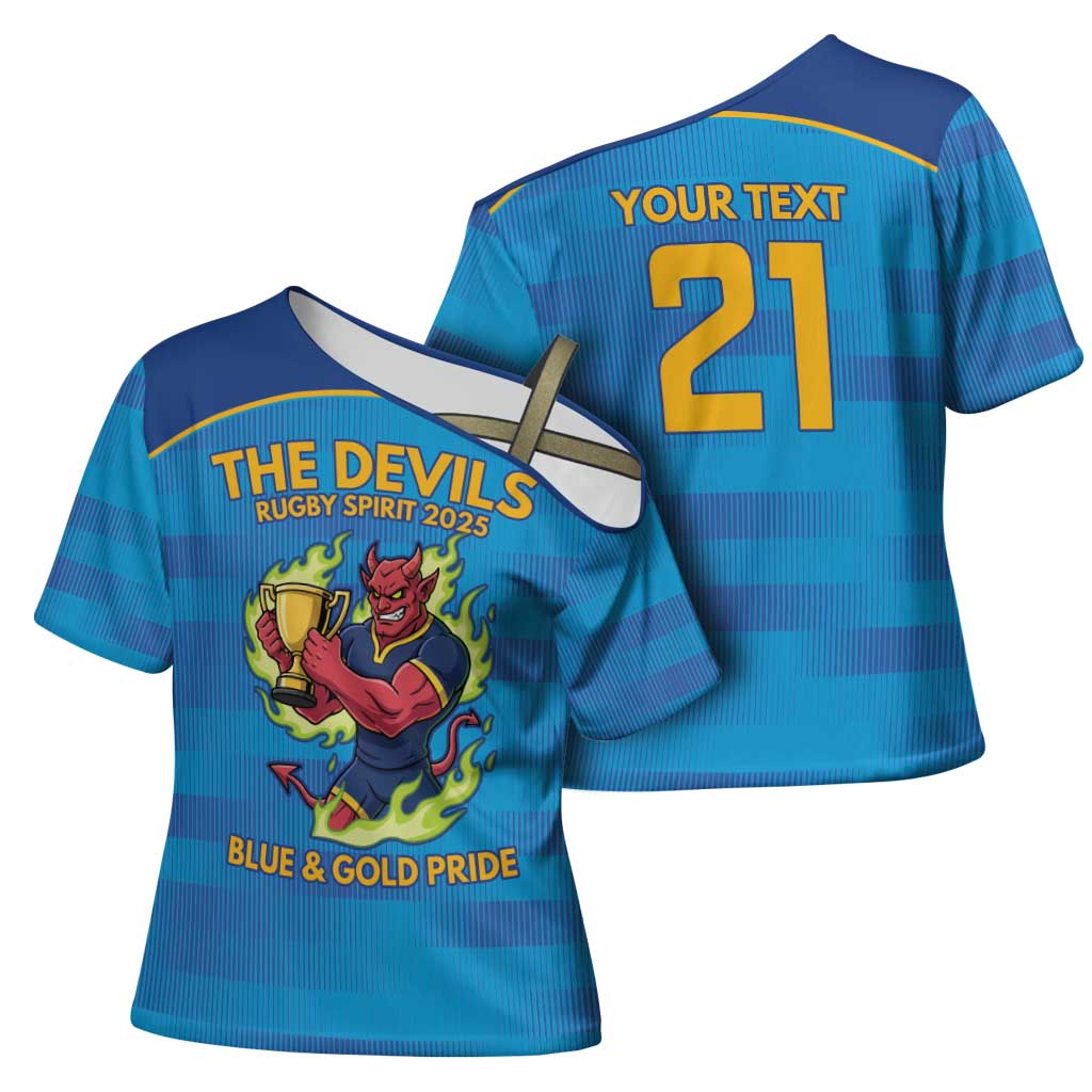 Pride of Norths Rugby Spirit Custom Cross Shoulder Shirt Queensland Grand Final Edition 2025 - Aussie Hoodie