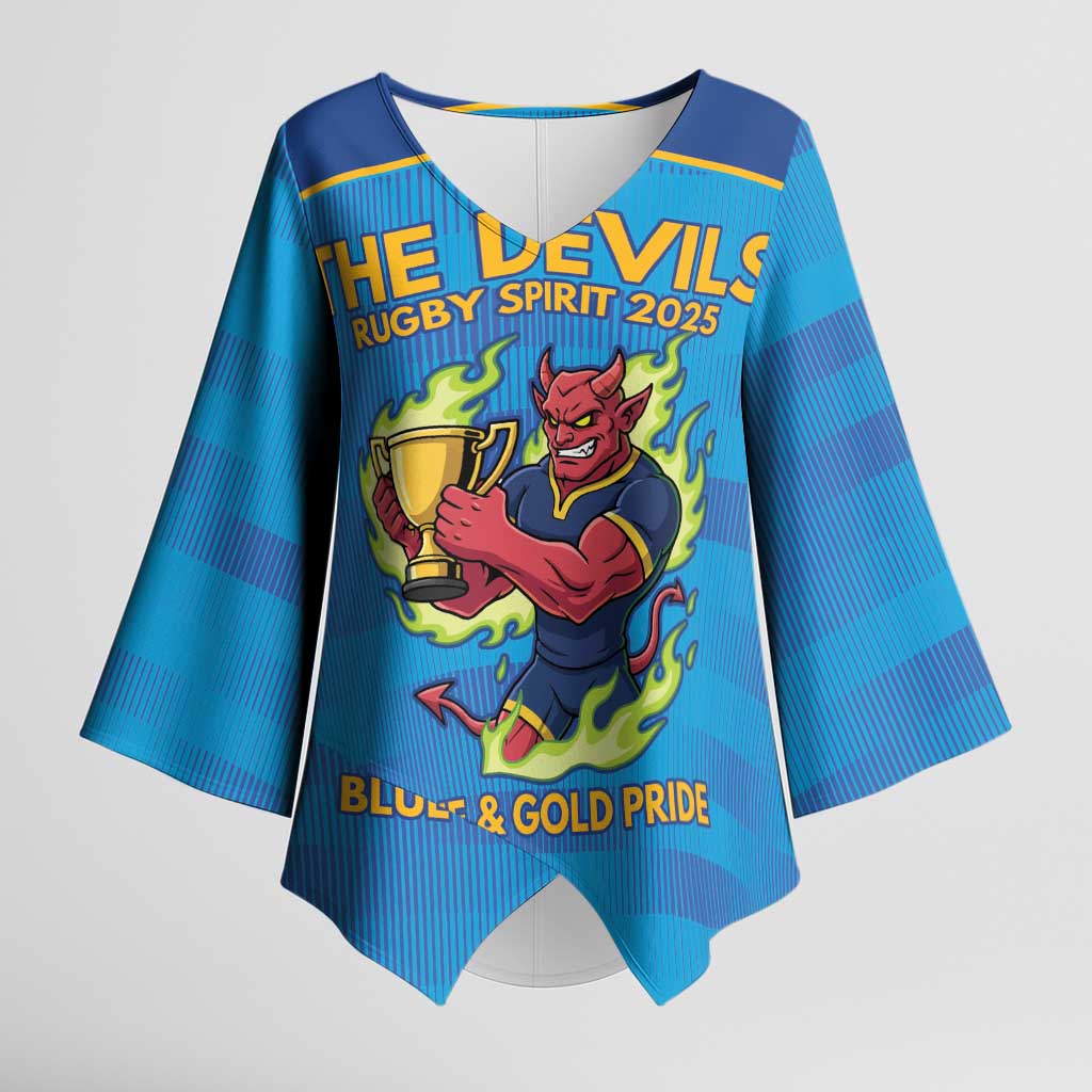 Pride of Norths Rugby Spirit Custom Kimono Sleeve Blouse Queensland Grand Final Edition 2025 - Aussie Hoodie