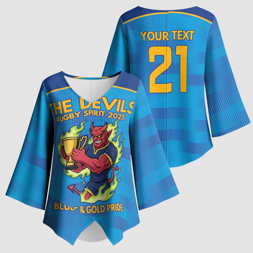 Pride of Norths Rugby Spirit Custom Kimono Sleeve Blouse Queensland Grand Final Edition 2025 - Aussie Hoodie