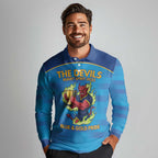 Pride of Norths Rugby Spirit Custom Long Sleeve Polo Shirt Queensland Grand Final Edition 2025 - Aussie Hoodie