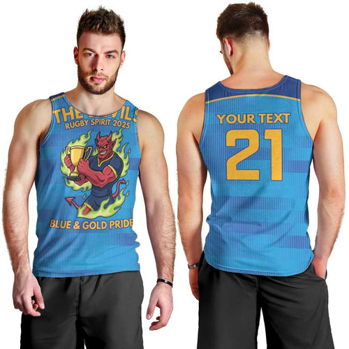 Pride of Norths Rugby Spirit Custom Men Tank Top Queensland Grand Final Edition 2025 - Aussie Hoodie