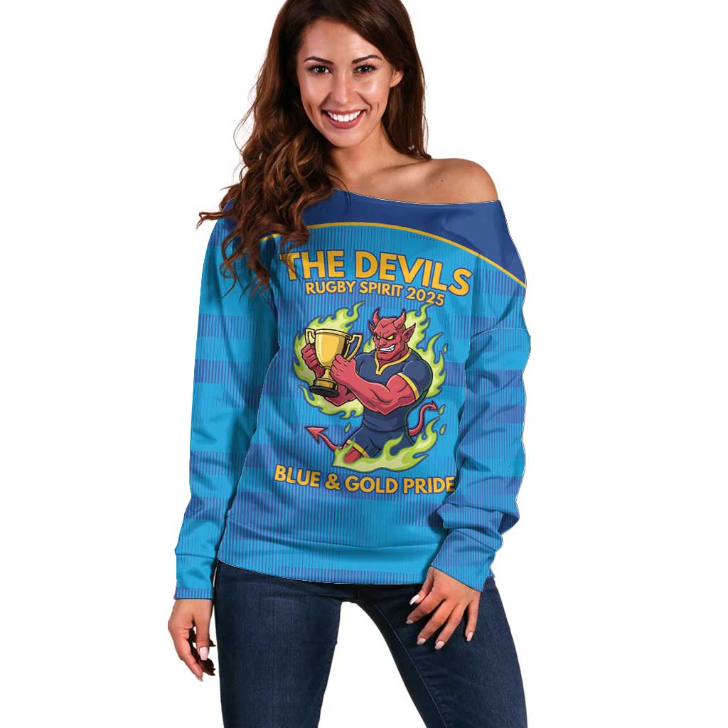 Pride of Norths Rugby Spirit Custom Off Shoulder Sweater Queensland Grand Final Edition 2025 - Aussie Hoodie