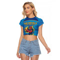 Pride of Norths Rugby Spirit Custom Raglan Cropped T Shirt Queensland Grand Final Edition 2025 - Aussie Hoodie