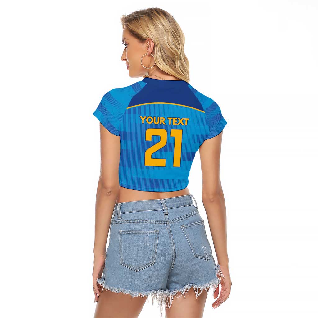 Pride of Norths Rugby Spirit Custom Raglan Cropped T Shirt Queensland Grand Final Edition 2025 - Aussie Hoodie