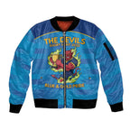 Pride of Norths Rugby Spirit Custom Sleeve Zip Bomber Jacket Queensland Grand Final Edition 2025 - Aussie Hoodie