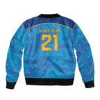 Pride of Norths Rugby Spirit Custom Sleeve Zip Bomber Jacket Queensland Grand Final Edition 2025 - Aussie Hoodie