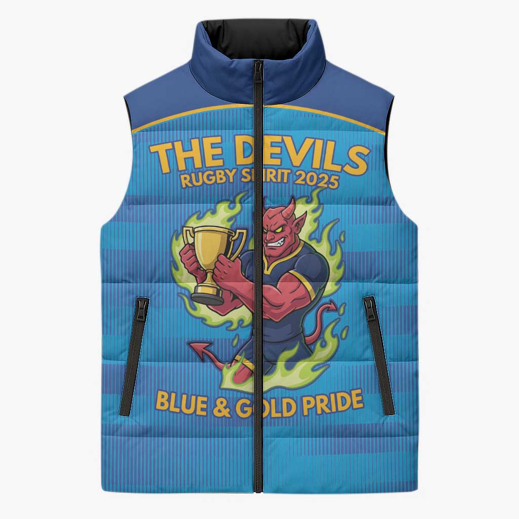 Pride of Norths Rugby Spirit Custom Sleeveless Puffer Jacket Queensland Grand Final Edition 2025 - Aussie Hoodie