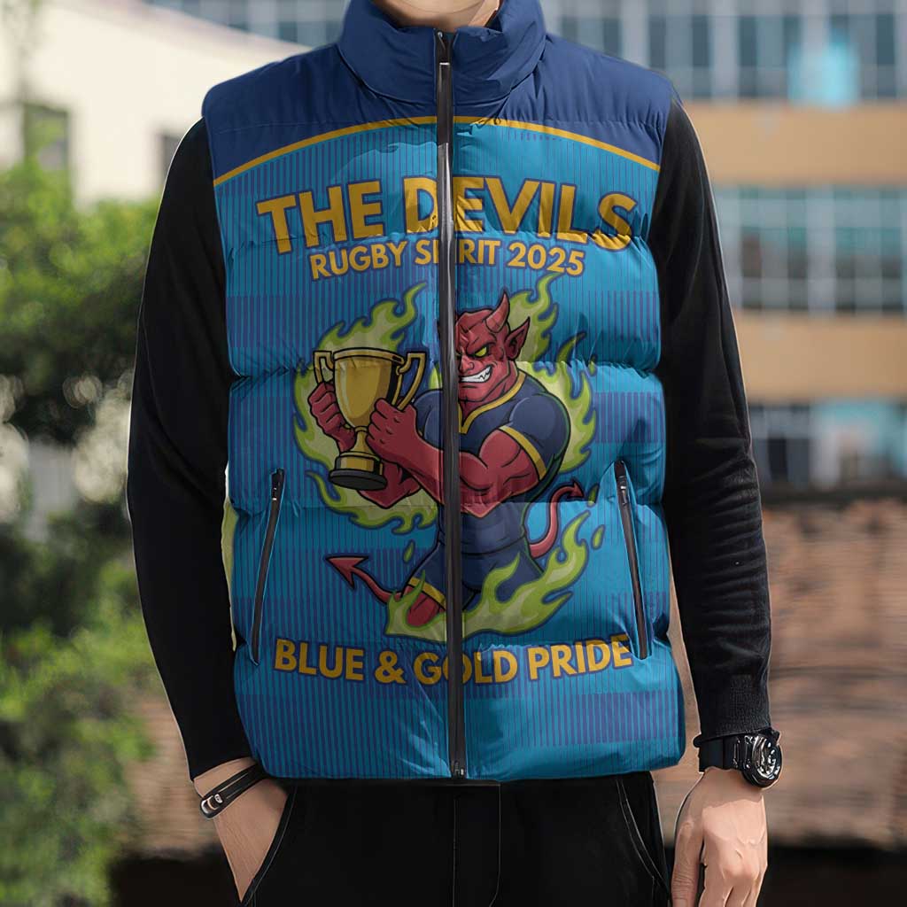 Pride of Norths Rugby Spirit Custom Sleeveless Puffer Jacket Queensland Grand Final Edition 2025 - Aussie Hoodie