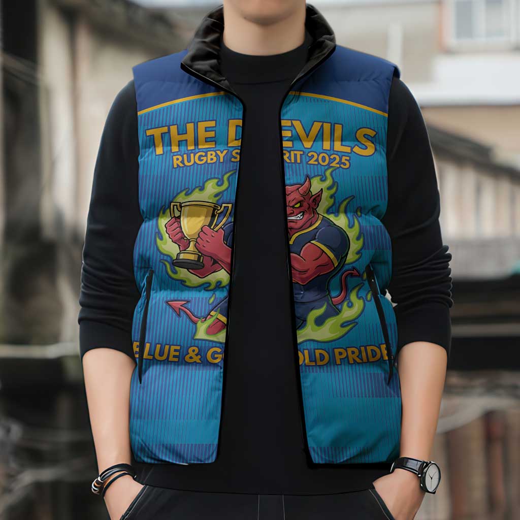 Pride of Norths Rugby Spirit Custom Sleeveless Puffer Jacket Queensland Grand Final Edition 2025 - Aussie Hoodie