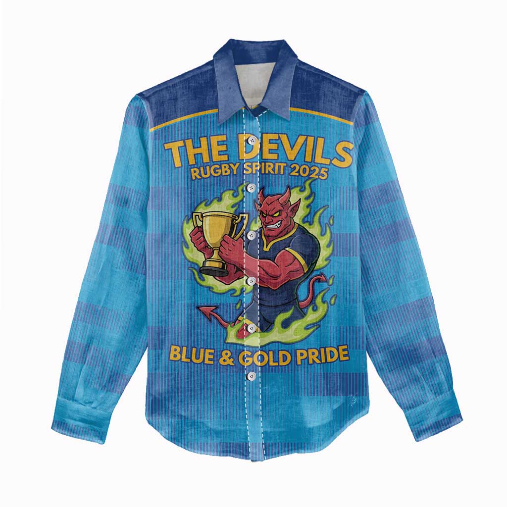 Pride of Norths Rugby Spirit Custom Women Casual Shirt Queensland Grand Final Edition 2025 - Aussie Hoodie