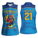 Pride of Norths Rugby Spirit Custom Women Sleeveless Polo Shirt Queensland Grand Final Edition 2025 - Aussie Hoodie