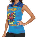 Pride of Norths Rugby Spirit Custom Women Sleeveless Polo Shirt Queensland Grand Final Edition 2025 - Aussie Hoodie