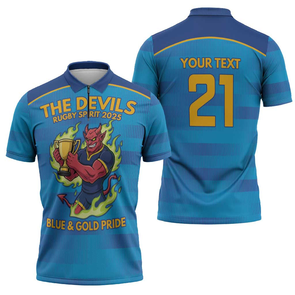 Pride of Norths Rugby Spirit Custom Zipper Polo Shirt Queensland Grand Final Edition 2025 - Aussie Hoodie