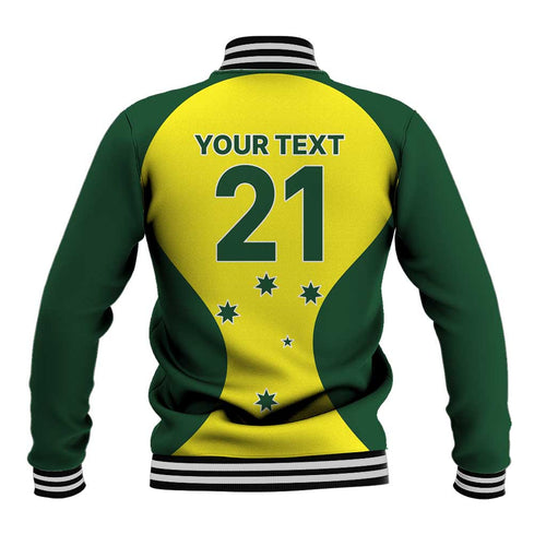 Custom Australia Cricket Spirit 2026 Baseball Jacket World T20 Edition - Aussie Hoodie
