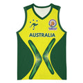 Custom Australia Cricket Spirit 2026 Basketball Jersey World T20 Edition - Aussie Hoodie