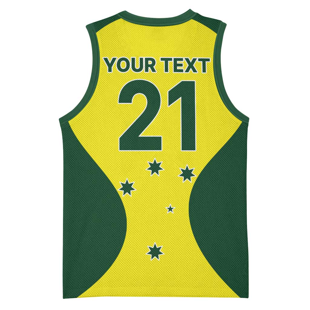 Custom Australia Cricket Spirit 2026 Basketball Jersey World T20 Edition - Aussie Hoodie