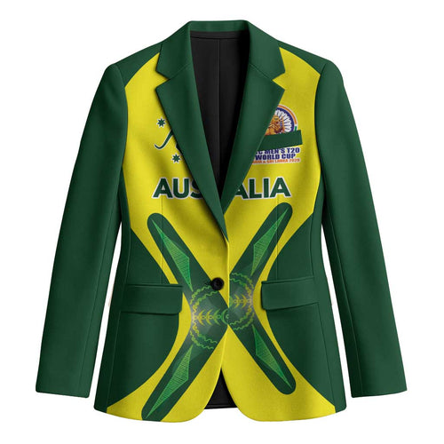 Custom Australia Cricket Spirit 2026 Blazer World T20 Edition - Aussie Hoodie