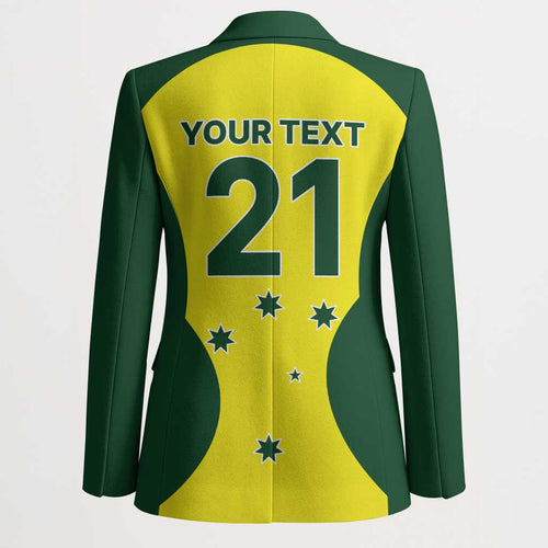 Custom Australia Cricket Spirit 2026 Blazer World T20 Edition - Aussie Hoodie