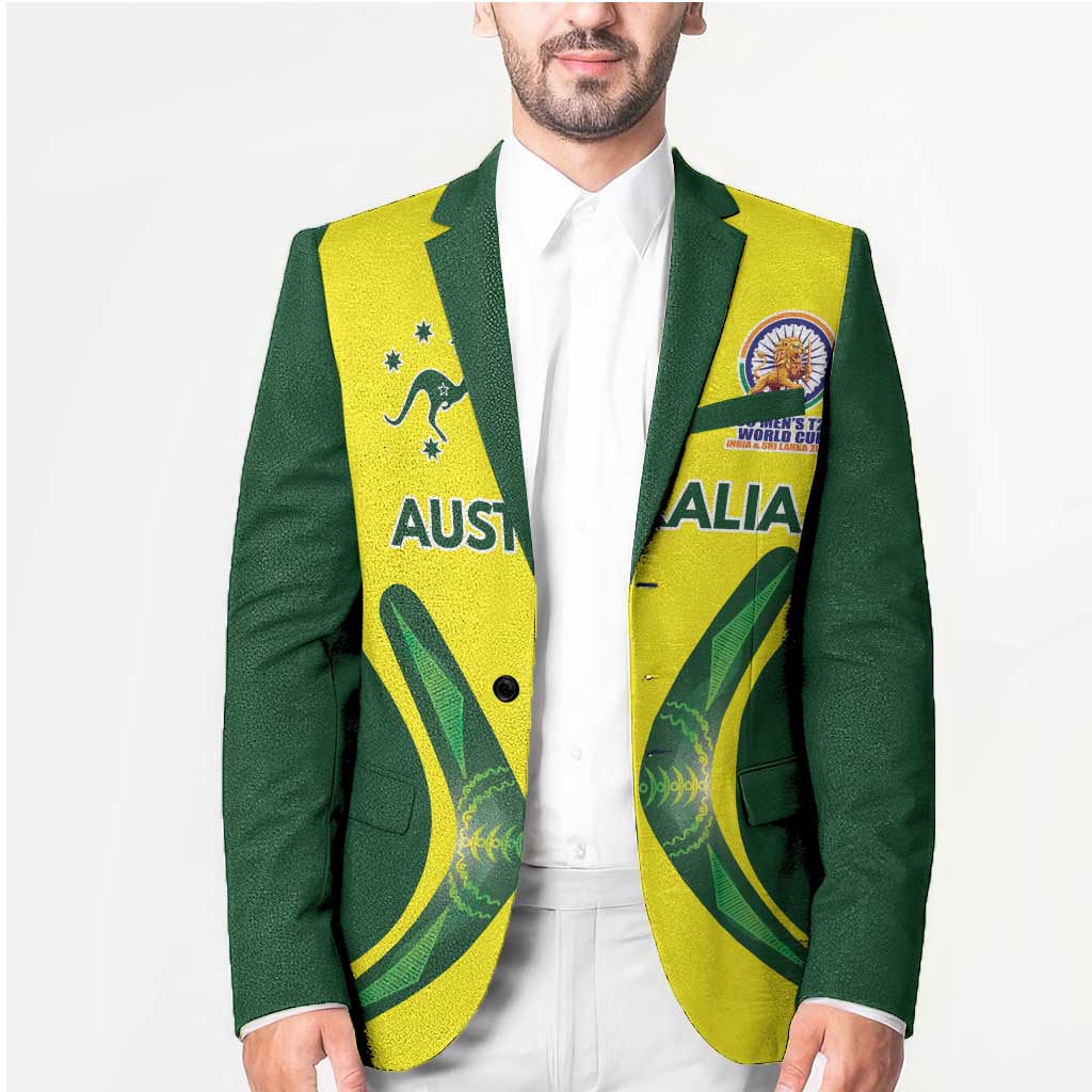 Custom Australia Cricket Spirit 2026 Blazer World T20 Edition - Aussie Hoodie