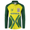 Custom Australia Cricket Spirit 2026 Button Sweatshirt World T20 Edition - Aussie Hoodie