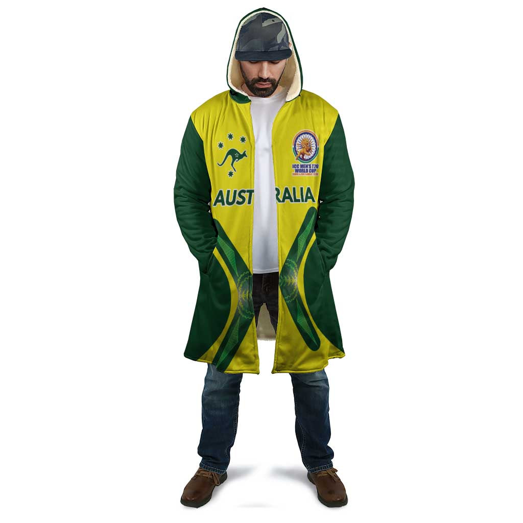 Custom Australia Cricket Spirit 2026 Cloak World T20 Edition - Aussie Hoodie