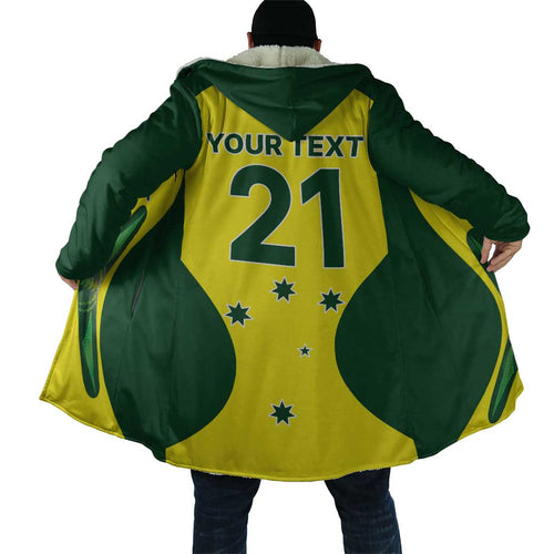 Custom Australia Cricket Spirit 2026 Cloak World T20 Edition - Aussie Hoodie