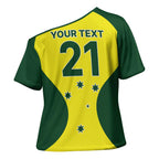 Custom Australia Cricket Spirit 2026 Cross Shoulder Shirt World T20 Edition - Aussie Hoodie