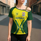 Custom Australia Cricket Spirit 2026 Cross Shoulder Shirt World T20 Edition - Aussie Hoodie